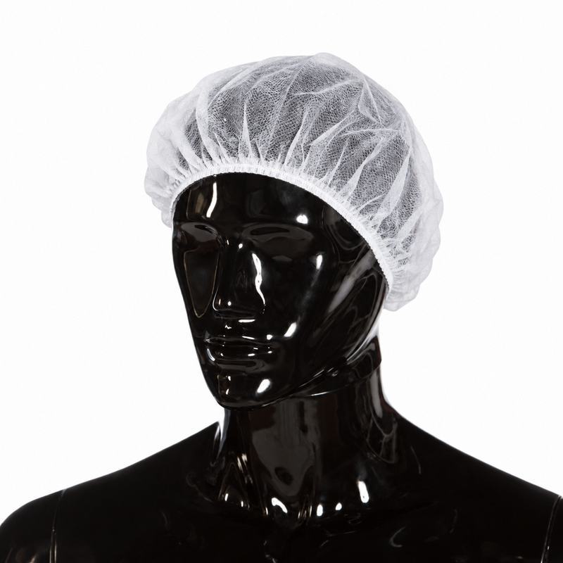 Touca de rede em Nylon Branco Pack 100 unidades 